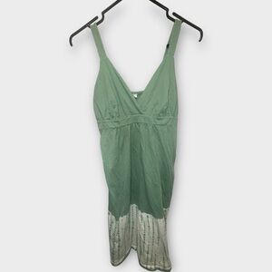 PrAna Cleo Dress Size Medium in Sage & White 
Tie Dye Lifestyle Collection